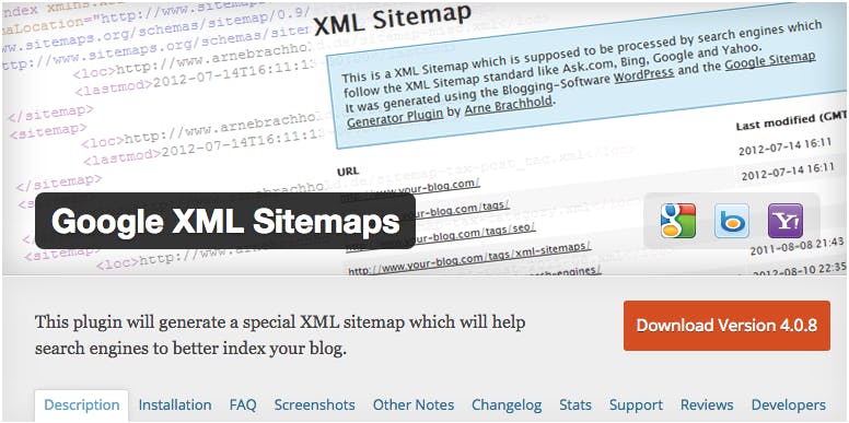 google xml sitemap