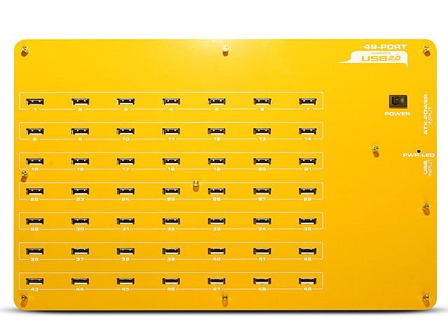 是保證你用不完的USB Hub，49埠隨你插這篇文章的首圖