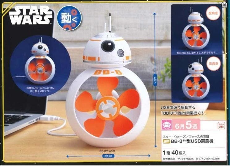 是可愛的BB-8 USB桌上風扇這篇文章的首圖