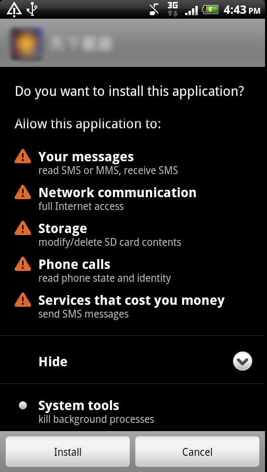 是新的Android手機風險軟體（Riskware）現身，能偷取用戶的IMSI識別碼這篇文章的首圖