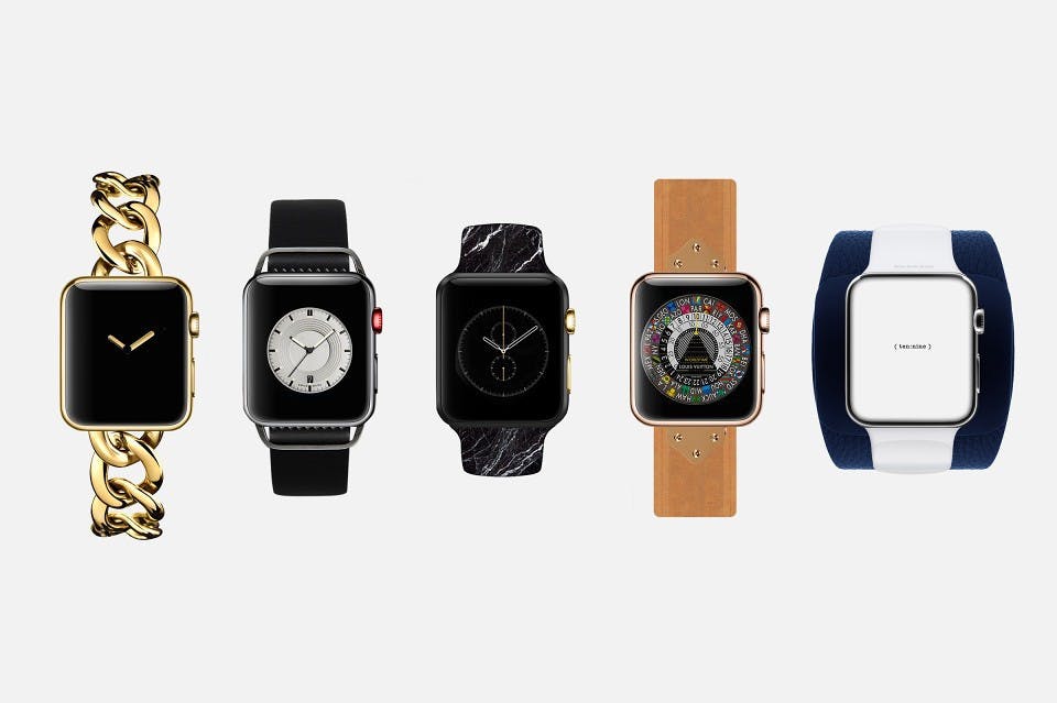 是如果 AppleWatch 結合國際精品知名款手錶，潮到海嘯這篇文章的首圖