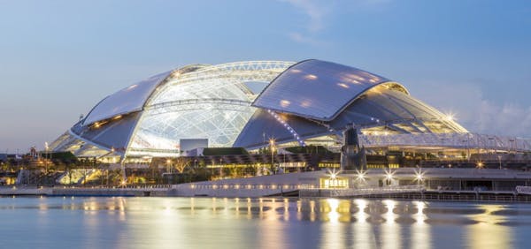 是新加坡打造全世界跨距最大的開頂式多功能巨蛋體育場這篇文章的首圖