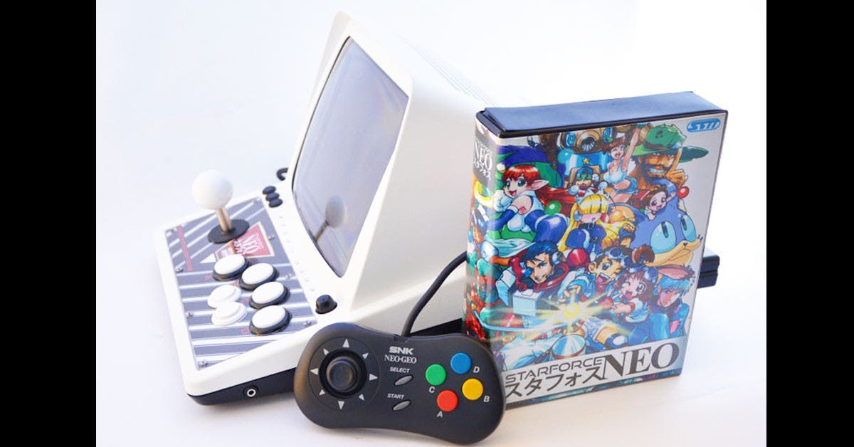 是能夠玩SNK遊戲的迷你版電玩主機「STARFORCE NEO」這篇文章的首圖