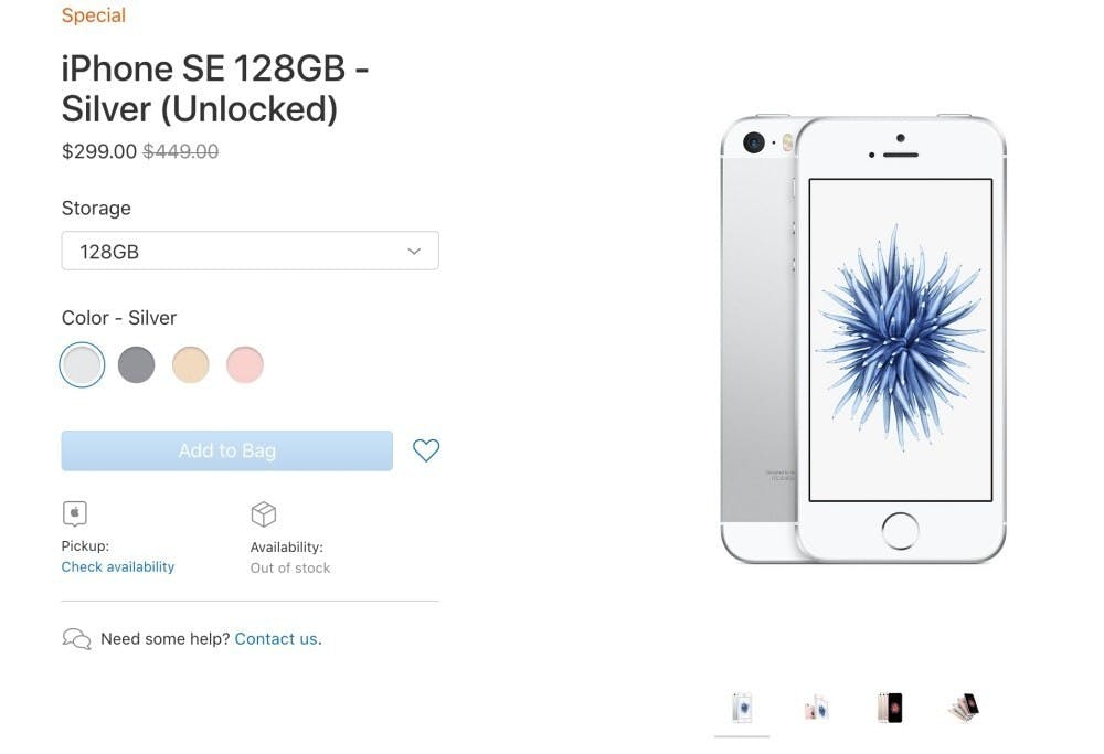是刺激銷量或清庫存？蘋果美國官網重新開放銷售iPhone SE這篇文章的首圖