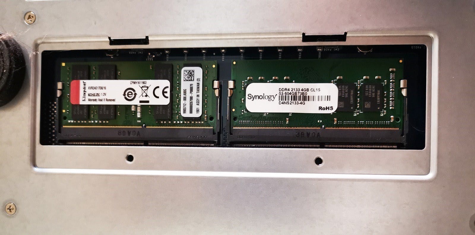 Synology DS1618+ 升級非官方 32GB / 20GB 記憶體測試分享 @3C 達人廖阿輝