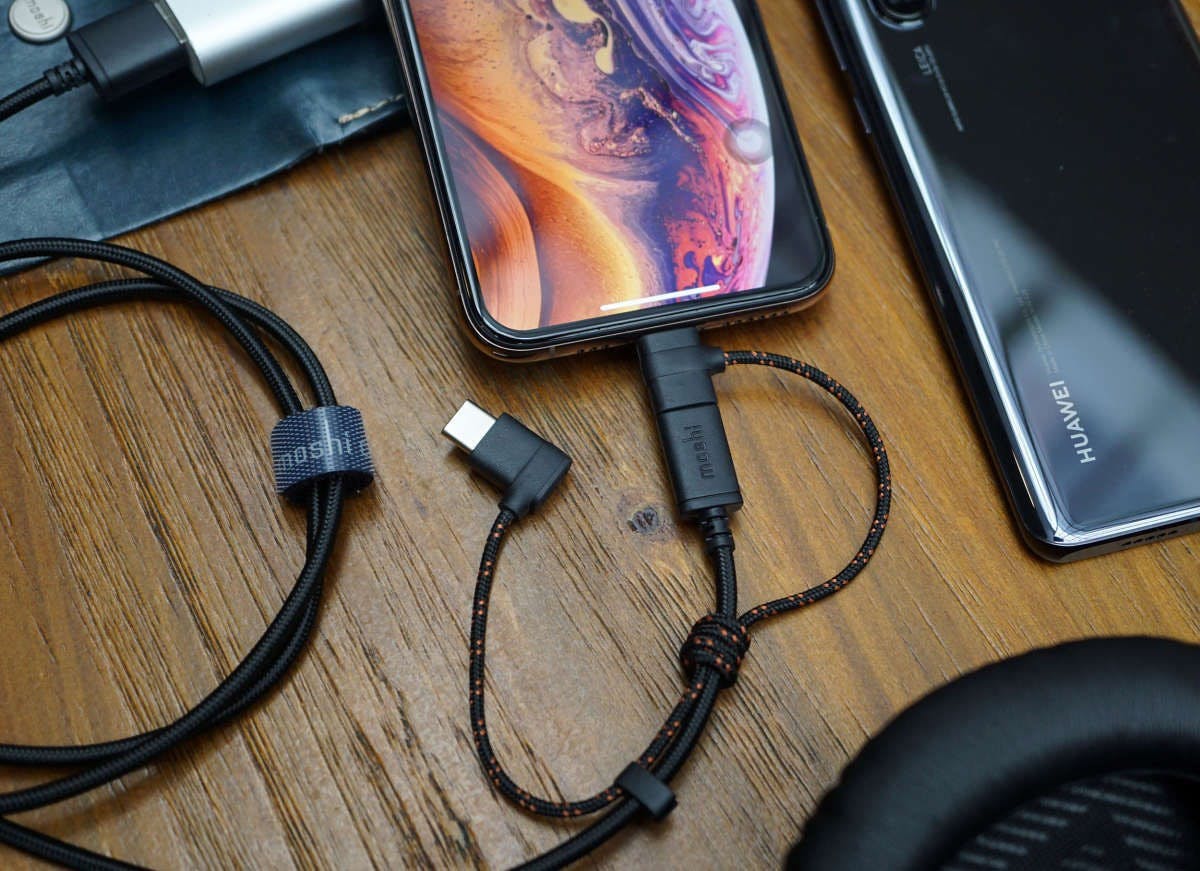 moshi 三合一充電線 mfi USB-C lightning Micro USB 傳輸 快充