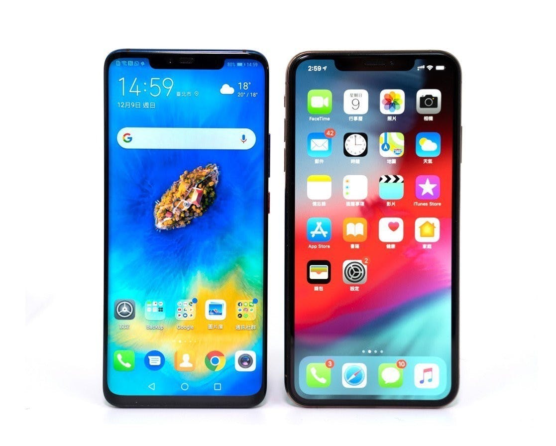 誰是 2018 最強旗艦機?HUAWEI Mate20 Pro 抓對廝殺 Apple iPhone Xs Max 來了!顏值 / 拍照 / 性能一起比高下! @3C 達人廖阿輝