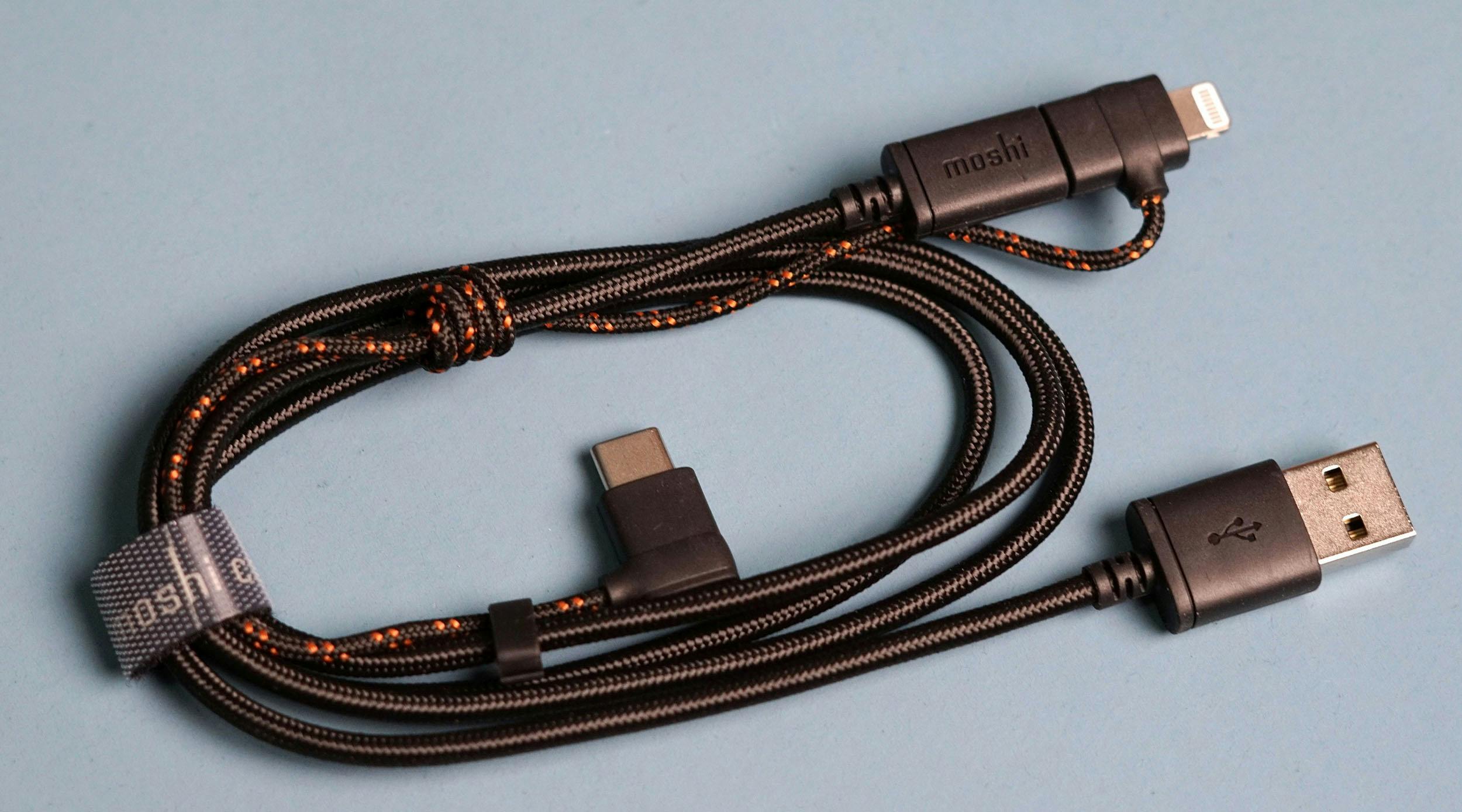 moshi 三合一充電線 mfi USB-C lightning Micro USB 傳輸 快充moshi 三合一充電線 mfi USB-C lightning Micro USB 傳輸 快充