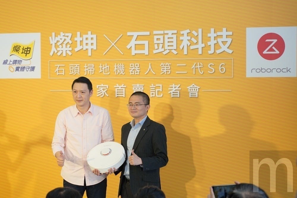 是燦坤3C攜手石頭科技獨家推出石頭掃地機器人第二代機種S6，清理能力更高這篇文章的首圖