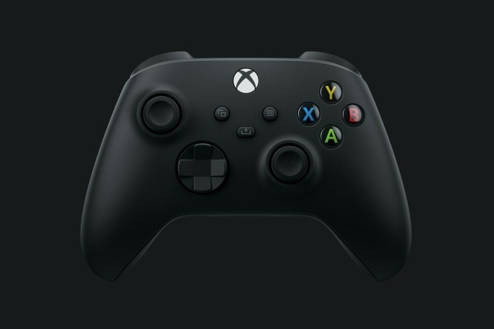 Xbox2020 Cntlr Frnt MKT 16x9 RGB 搭配Xbox Series X的新款控制手把導入不少強化設計,新增分享按鍵