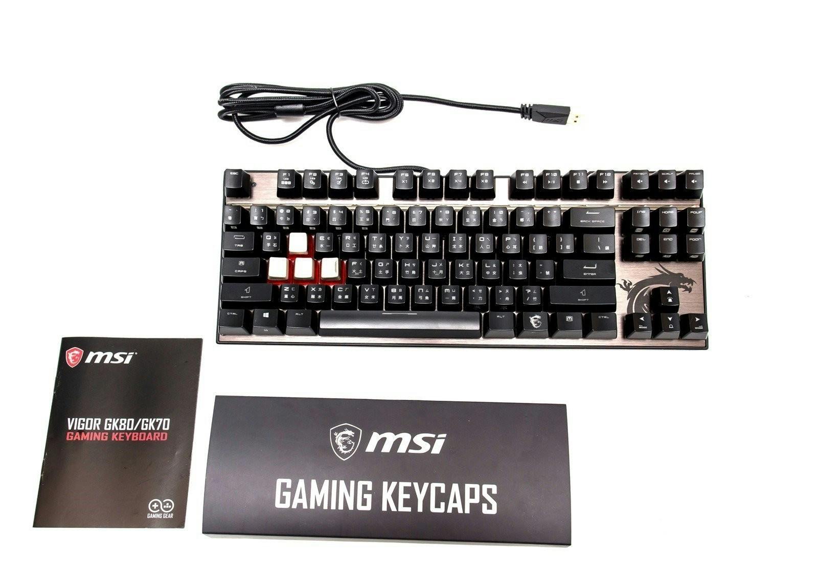 小空間也能享有機械式鍵盤的快感! MSI 微星 VIGOR GK70 開箱 @3C 達人廖阿輝
