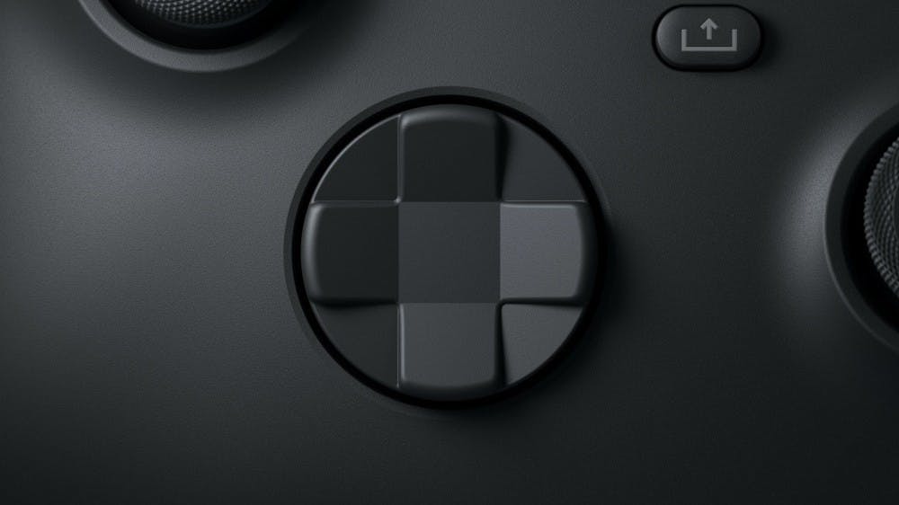 Xbox2020 Cntlr Dpad MKT 16x9 RGB 搭配Xbox Series X的新款控制手把導入不少強化設計,新增分享按鍵