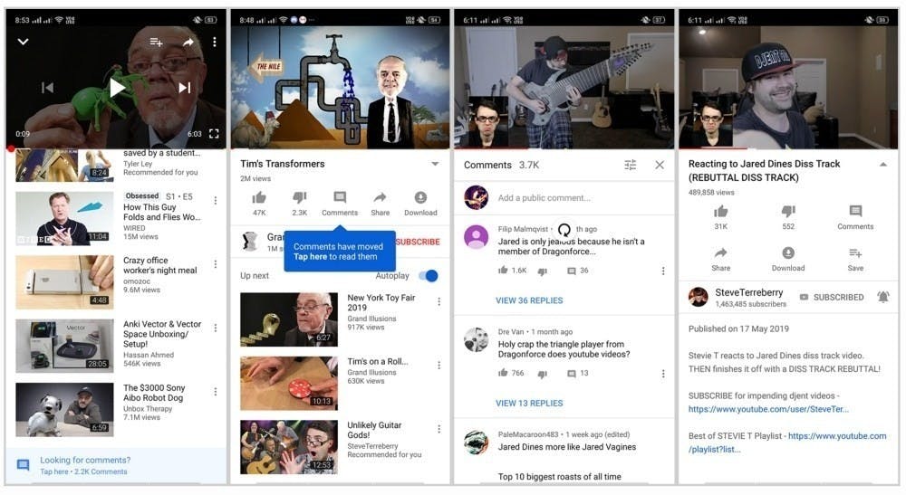 是YouTube開始測試行動版頁面中隱藏評論，藉此提昇影片觀看意願？這篇文章的首圖