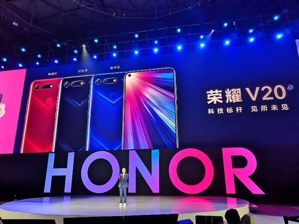 是榮耀V20等新機揭曉 未來榮耀品牌採用全新色彩設計、目標成為年輕「潮牌」這篇文章的首圖