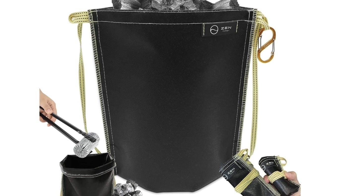 露營烤肉，木炭收拾困難，最怕灰又亂飛？ZEN Camps 滅炭袋輕鬆解決所有痛點。