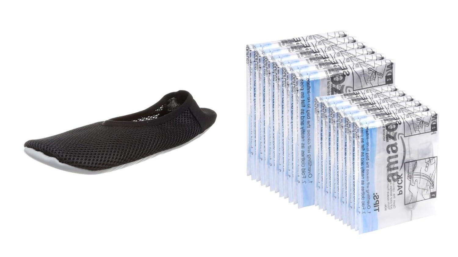 日亞熱銷|出國旅行必備!AmazonBasic 捲起式壓縮袋、Gunze 包腳鞋,省空間也讓旅途更輕鬆