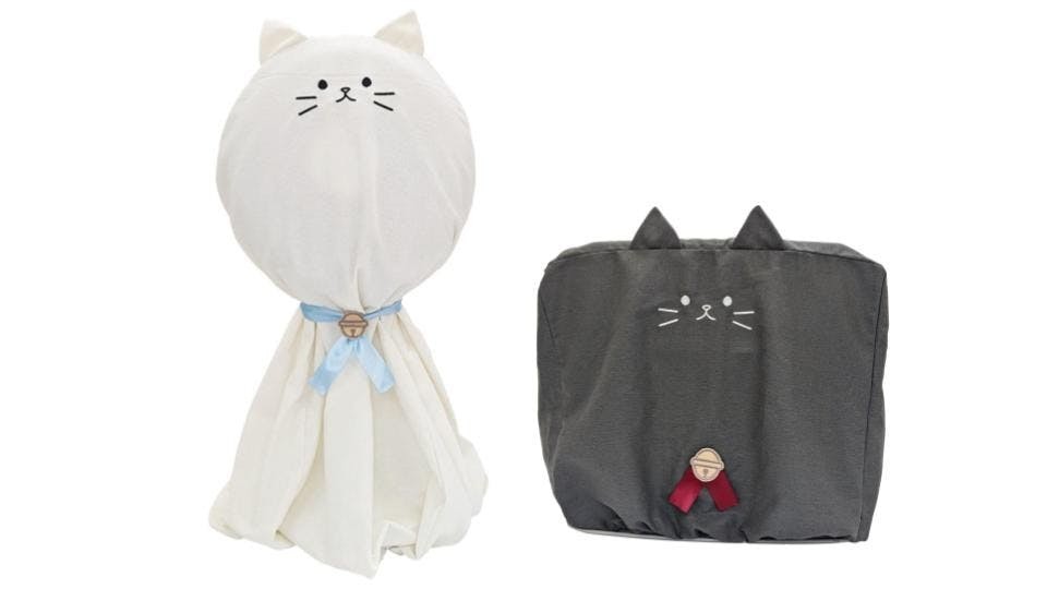 日本人的收納魔法|電風扇、電暖器沒地方收?用 Toyo Case 貓咪家電防塵罩把它們變成可愛裝飾!