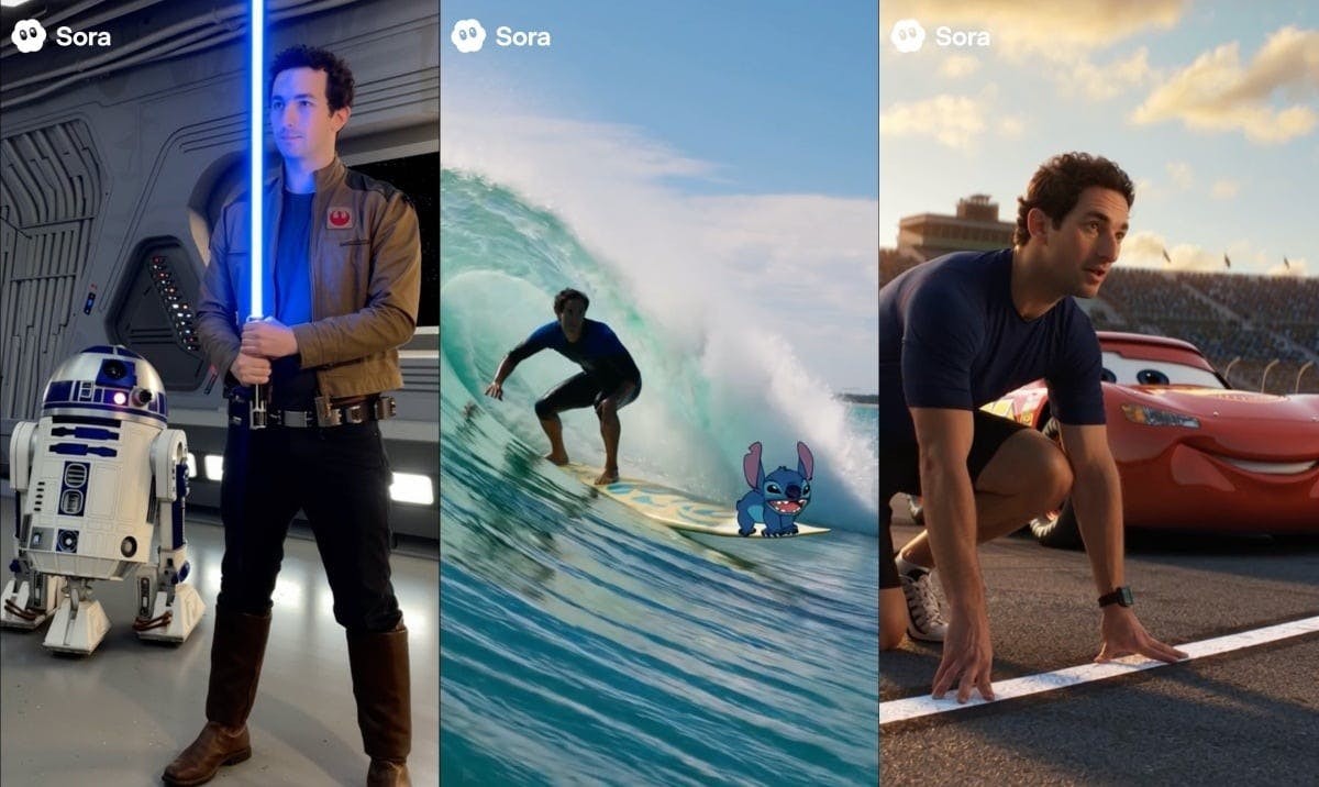 迪士尼投資 OpenAI 10 億美元 Sora 影片、圖片生成解鎖旗下 200 多個角色 IP
