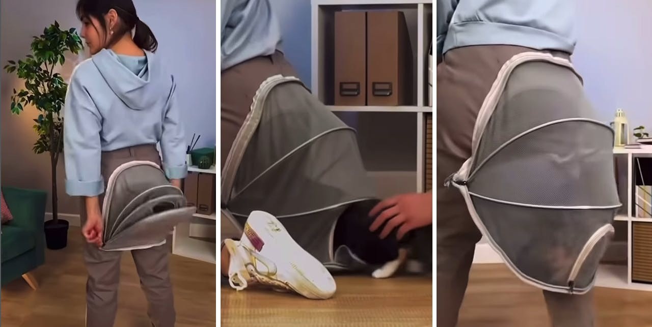 屁屁外出籠讓貓咪更安心窩著