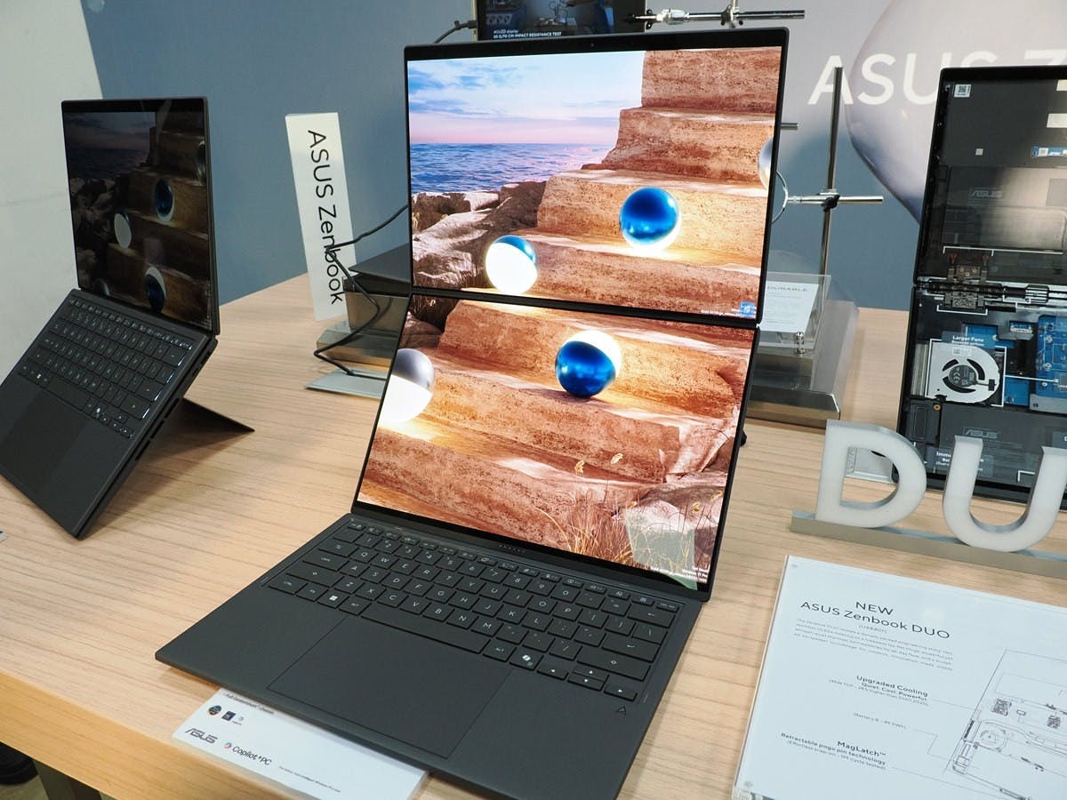 華碩推出全新大改版2026 Zenbook DUO雙螢幕筆電 自摺疊手機汲取轉軸與雙電池設計