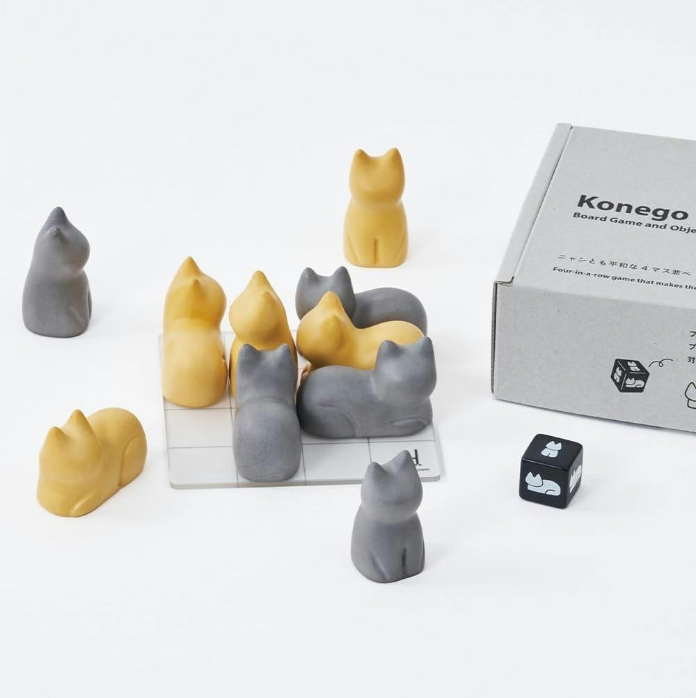 結合貓咪桌遊「Konego」主打四子連線與快速對戰