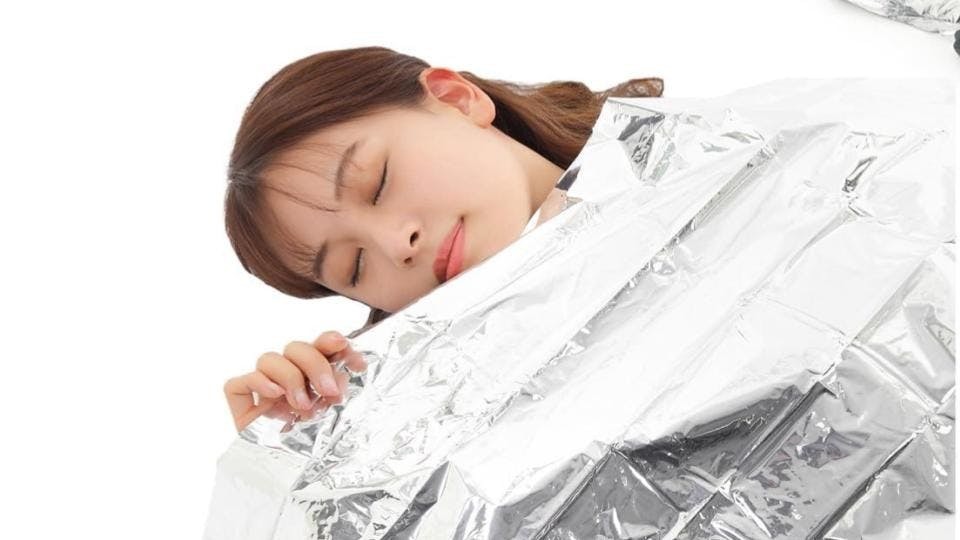 防災必備|Eco Ride World 保暖鋁箔毯:靜音又防寒,小橘書指名的避難好幫手。