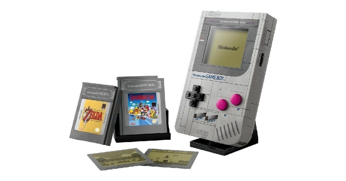樂高任天堂Game Boy遊戲機72046特價1759元 經典掌機把玩、送禮、擺飾都推薦 還有2片卡匣可插拔