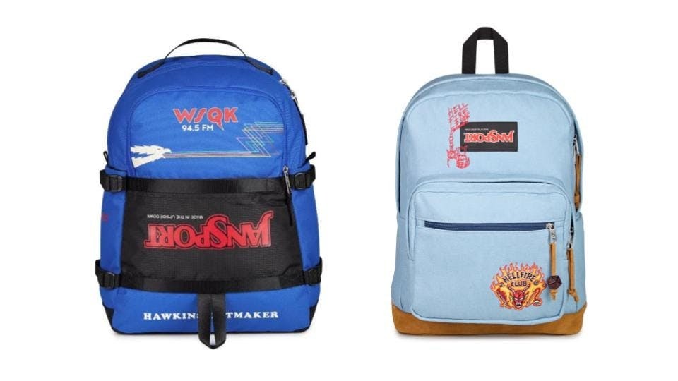 迎接《怪奇物語》最終章!兩款 JanSport x 怪奇物語聯名後背包,背著霍金斯小鎮、地獄火俱樂部一起走到最後