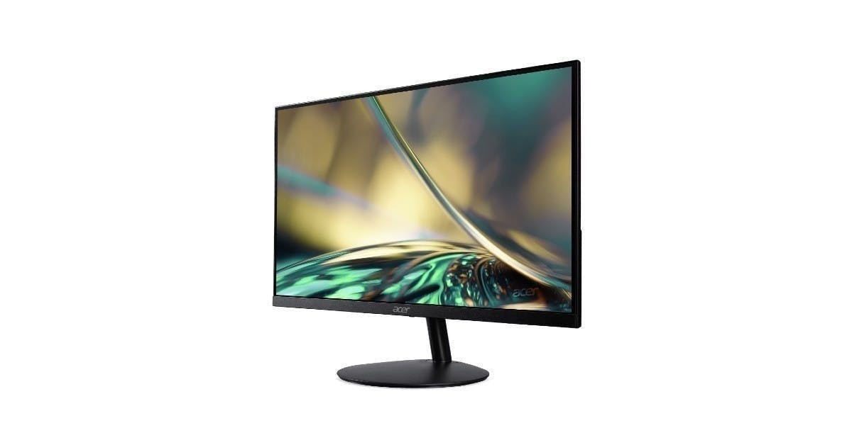 32吋4K螢幕4599元便宜治百病 Acer SA322QK螢幕尺寸大解析度也高 平價大螢幕首選