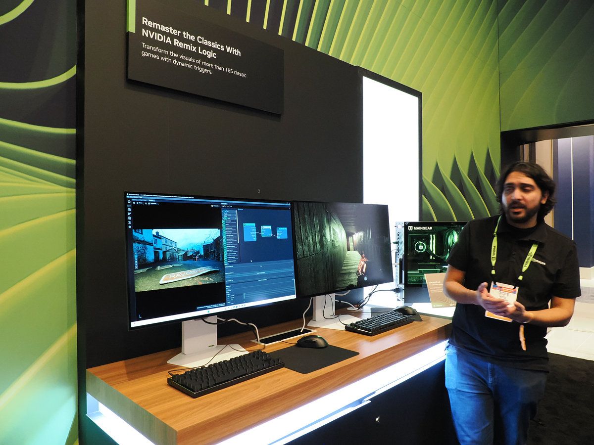 NVIDIA RTX Remix Logic可幫助重製遊戲實現電影級效果與增添功能 結合RTX AI PC與DGX Spark能使遊戲重製流程更流暢