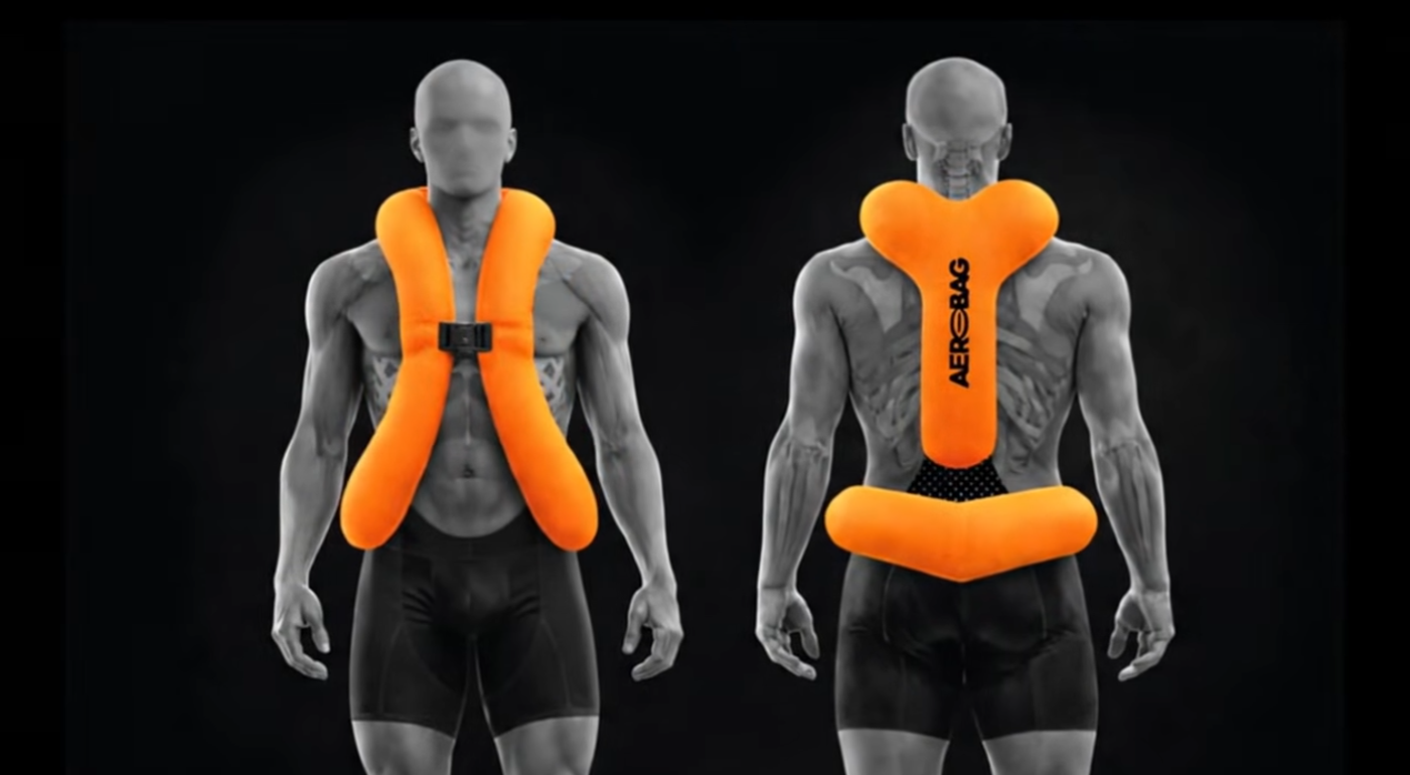 氣囊穿上身 二輪騎士肉包鐵更安心