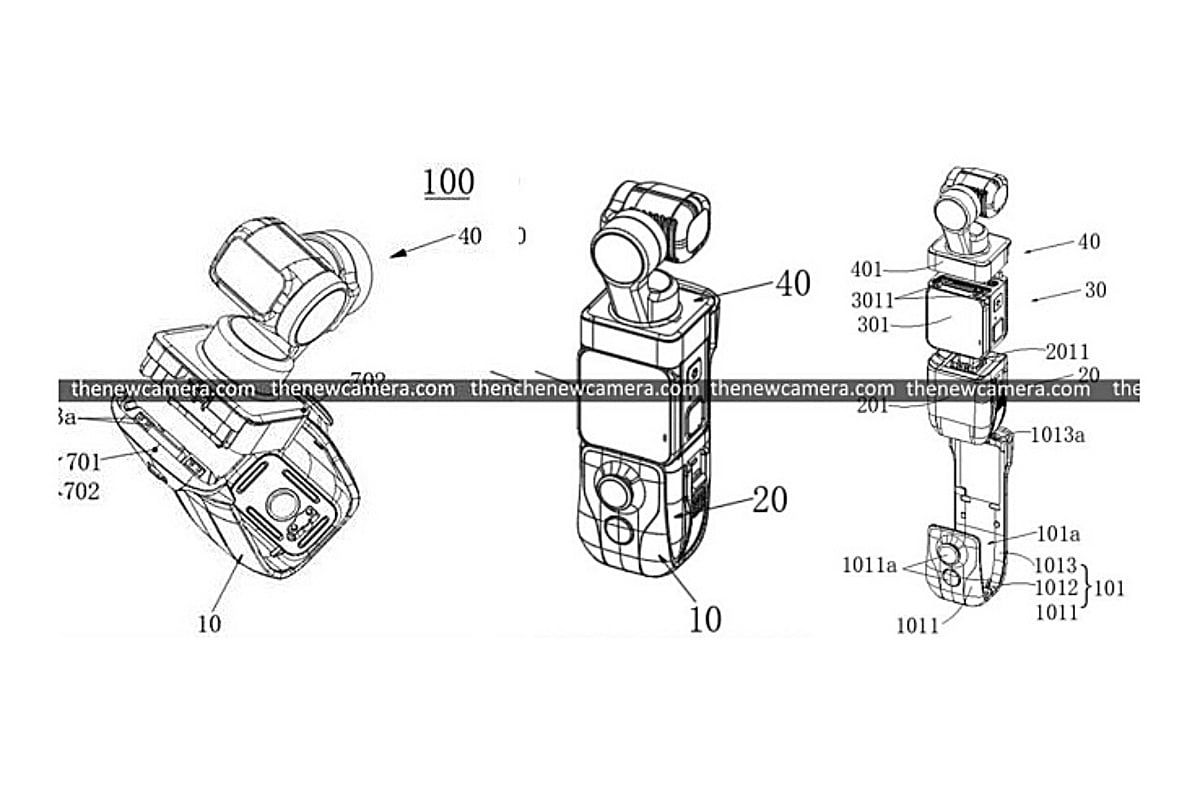 Insta360 模組化口袋雲台相機專利曝光 迎戰 DJI Pocket 4