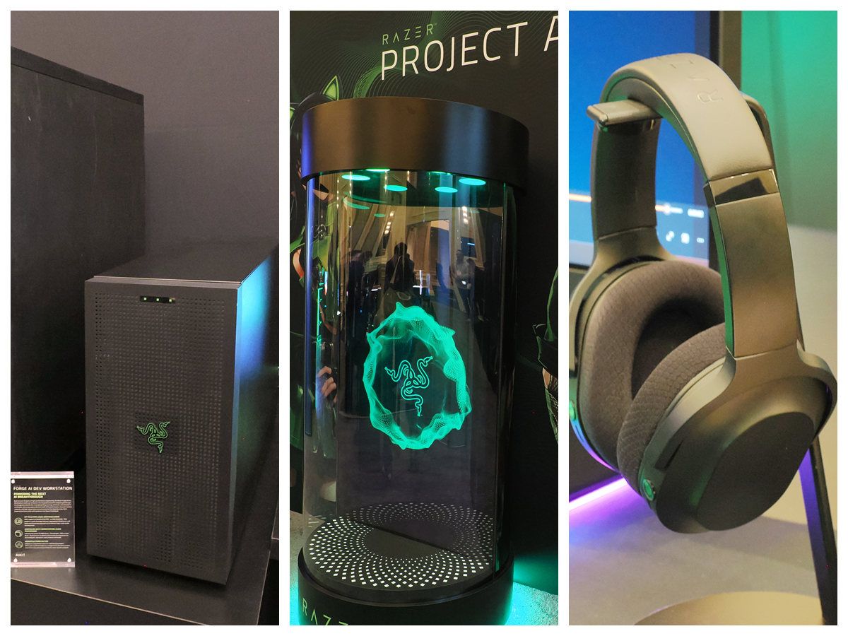 Razer大打AI技術應用 展示Project AVA動畫AI桌上夥伴、AI智慧耳機Project Motoki及Razer Forge工作站與Razer AIKit開源平台