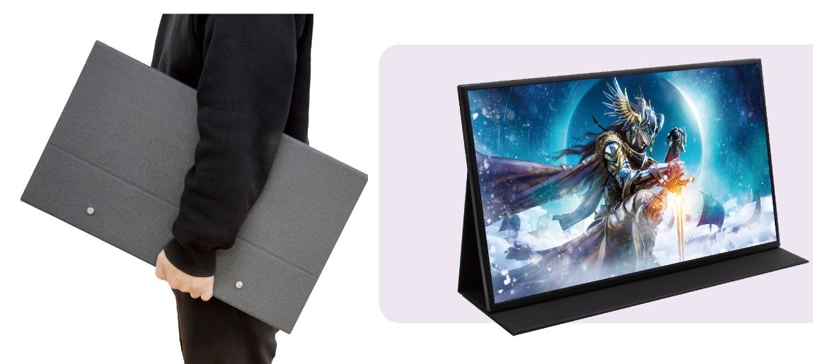 23.8吋大螢幕也能帶著走 而且還支援144Hz更新率