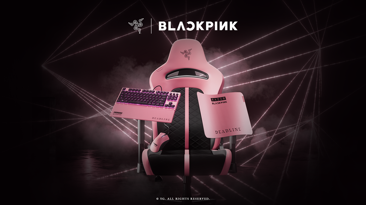 Razer x BLACKPINK聯名系列正式公布 源自DEADLINE世界巡迴讓粉絲大膽展現Play in Pink姿態