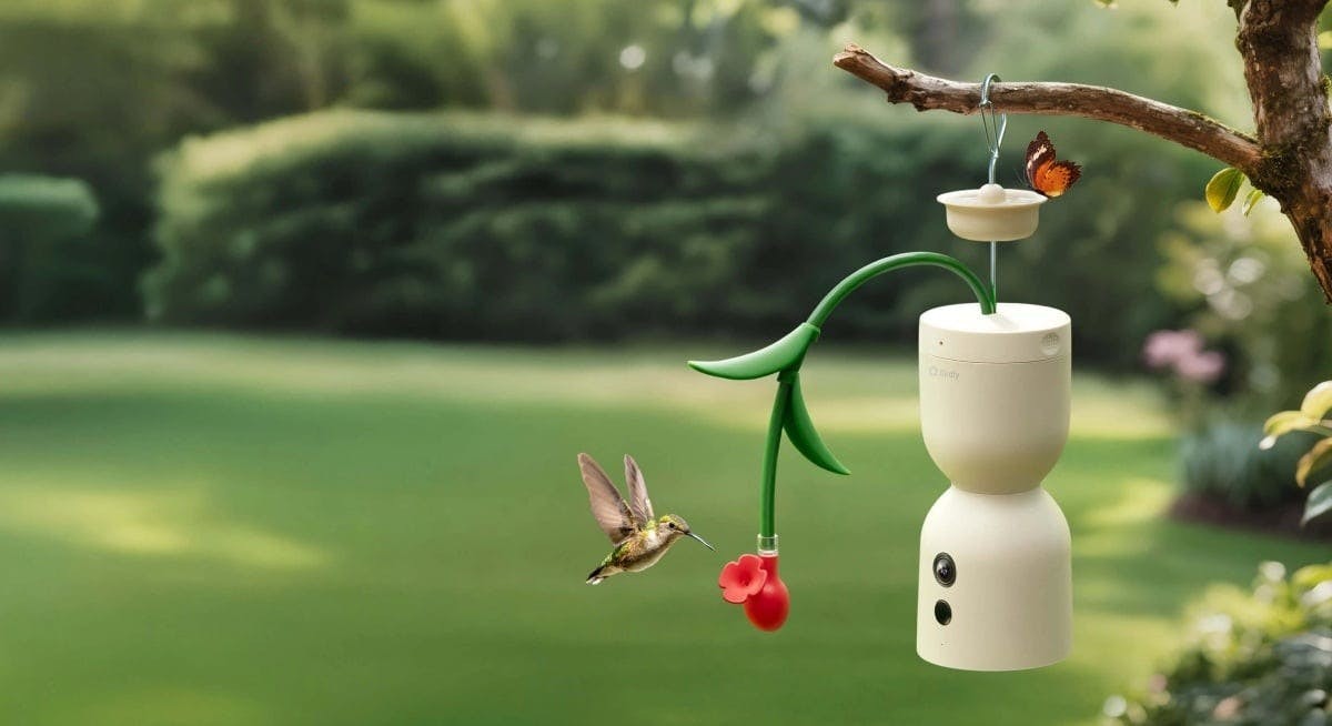 Birdfy 推出 Vista 360 度全景餵食器 與 Hum Bloom 蜂鳥專用款 運用 AI 捕捉飛行瞬間