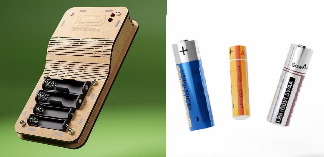 鹼性電池重生大法 再生電力最高30%