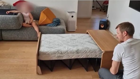 空間節省的極致 秒速收放的床舖