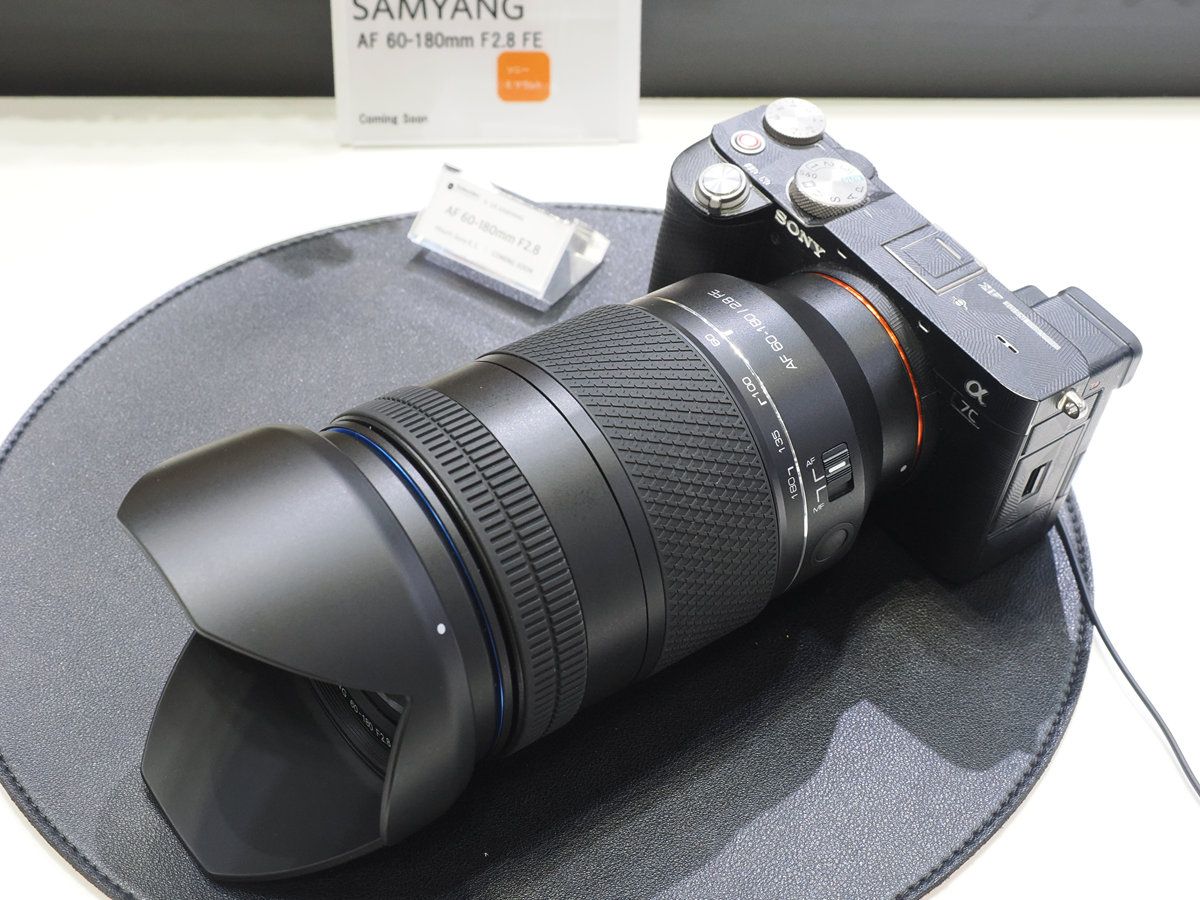 LK Samyang攜手德國Schneider再推出60-180mm F2.8接環鏡頭，預計提供E接環與L接環