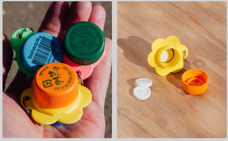 寶特瓶蓋的第二春 新裝置讓小蓋子變身收納神器