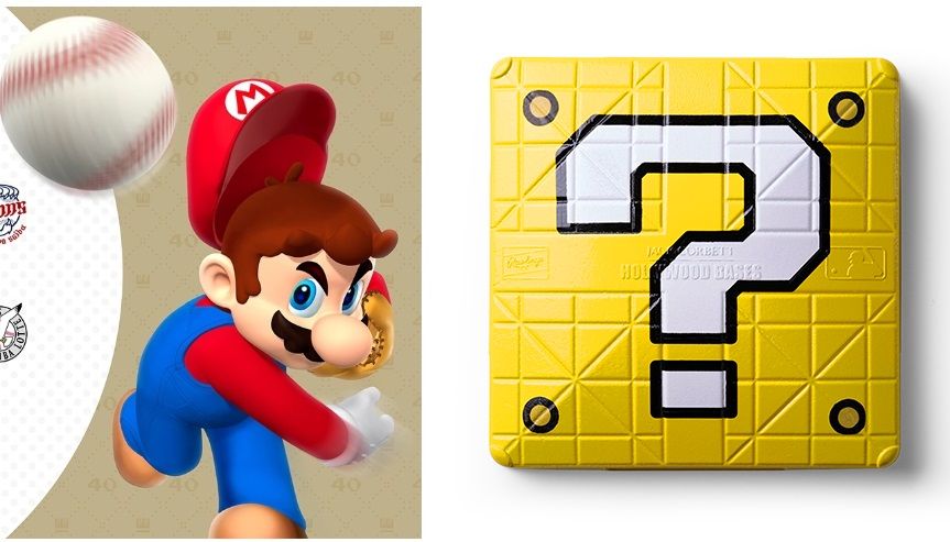 日職X瑪利歐 壘包變成經典「問號方塊」