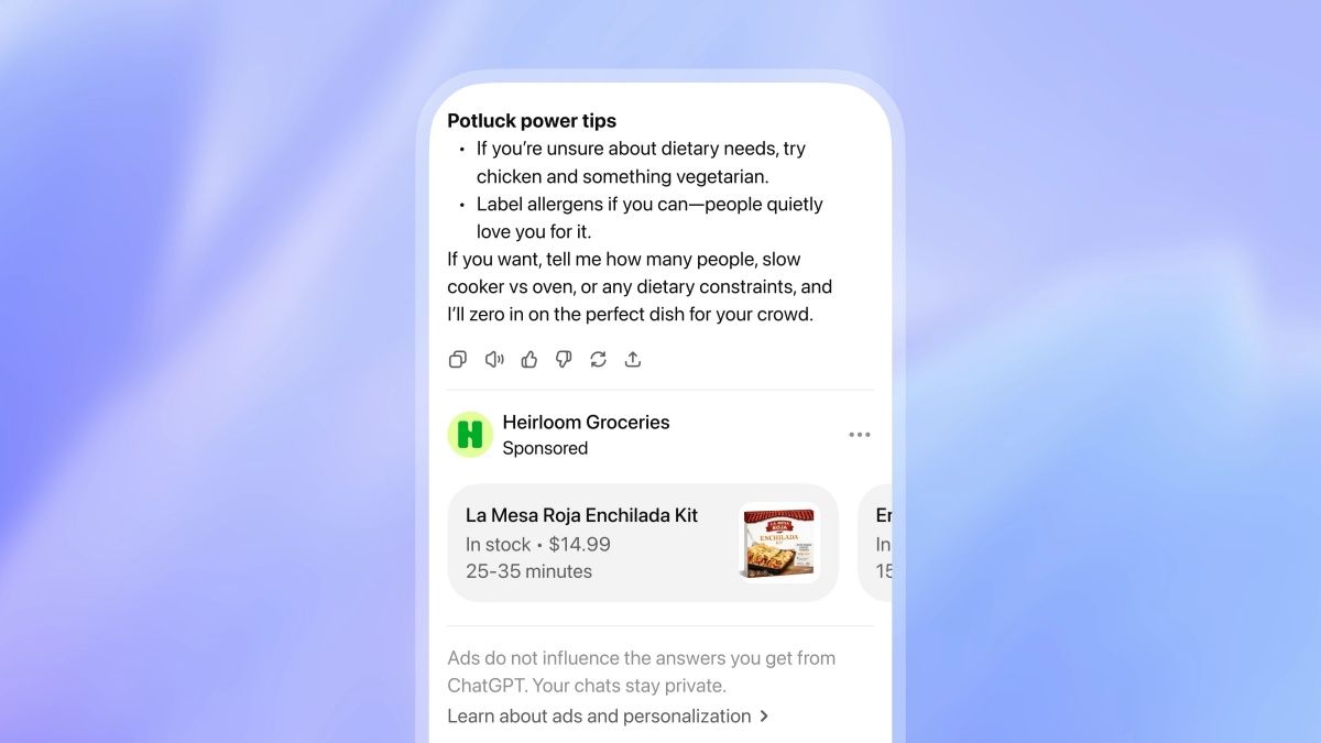 OpenAI 澄清 ChatGPT 廣告僅限美國市場 承諾不影響模型中立性