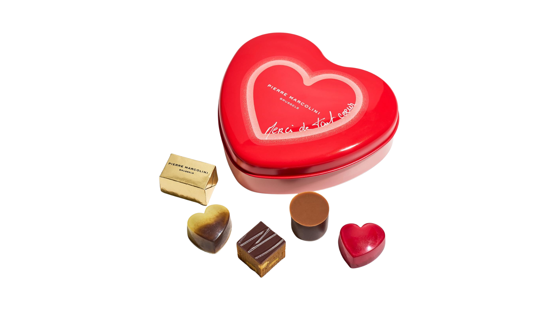 2026 白色情人節送禮推薦！比利時皇家御用 PIERRE MARCOLINI 心形巧克力禮盒開箱。