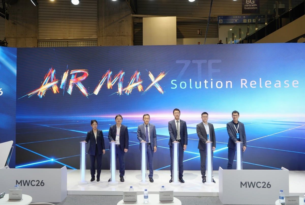 ZTE發表AIR MAX 解決方案,宣告行動網路邁入「Bit+Token」新紀元
