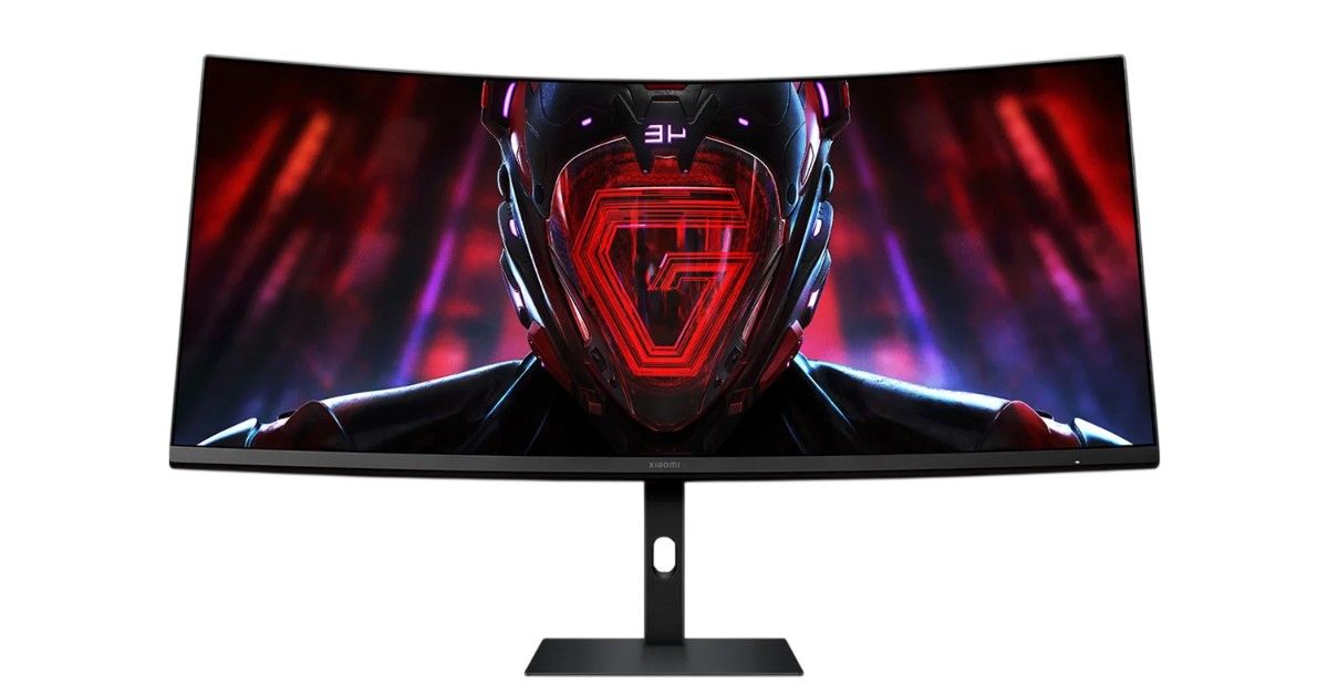 34吋小米曲面電競螢幕G34WQi特價5699元 支援3440x1440、180Hz、1ms 還有雙DP、雙HDMI輸入