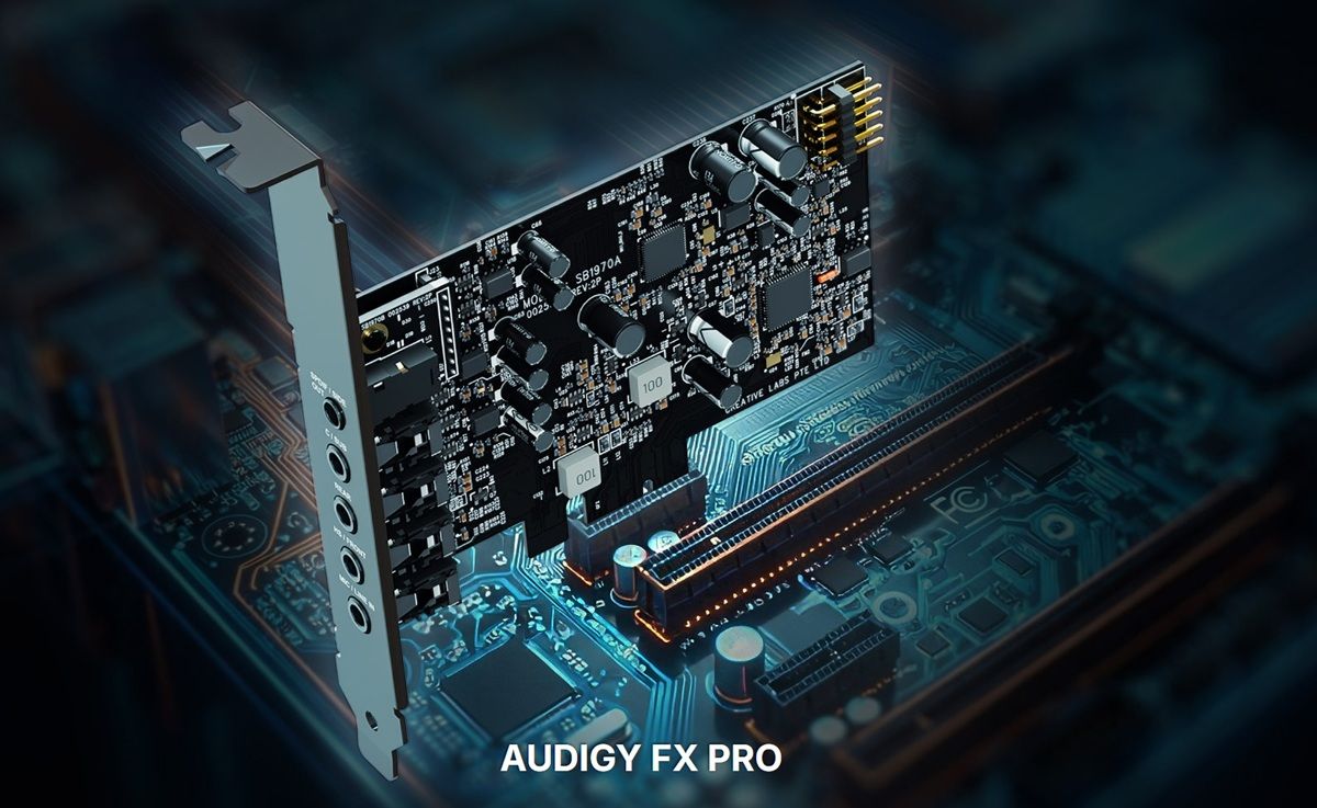 創新未來睽違5年公布全新內接音效卡Sound Blaster Audigy Fx Pro