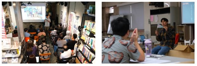 村里長參選說明會現場，郭書成不僅給予鼓勵，更誠實地「勸退」不合適者，確保學員對基層治理有深刻且務實的認知。