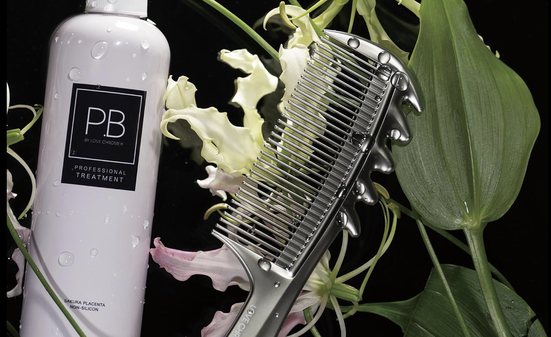 日本熱銷 LOVE CHROME 頭皮按摩梳推薦，強韌髮根找回蓬鬆感。