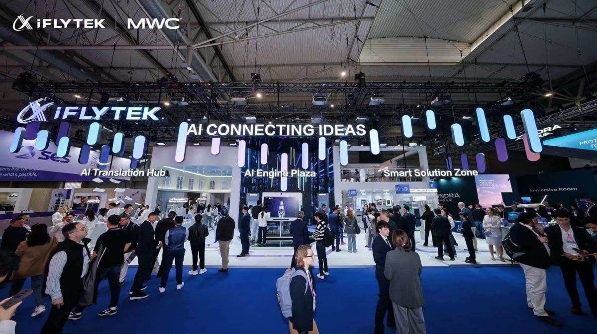 僅重40公克!科大訊飛於MWC 2026發表全新AI眼鏡,首創「唇動識別」抗噪同步翻譯功能