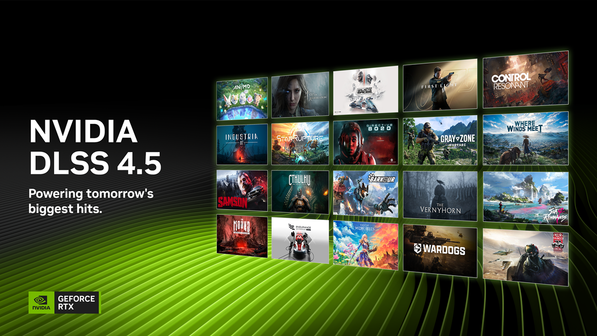 NVIDIA DLSS 4.5完全體3月31日上線，6X多幀生成與動態多幀生成功能正式推出